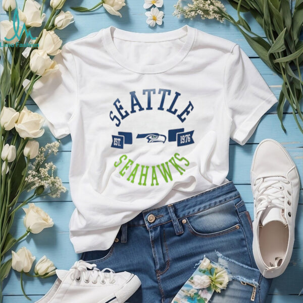 Seattle Seahawks Womens Grey City Fitted Shirt