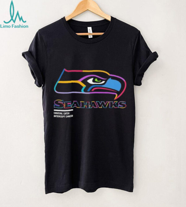Seattle Seahawks football crucial catch intercept cancer shirt