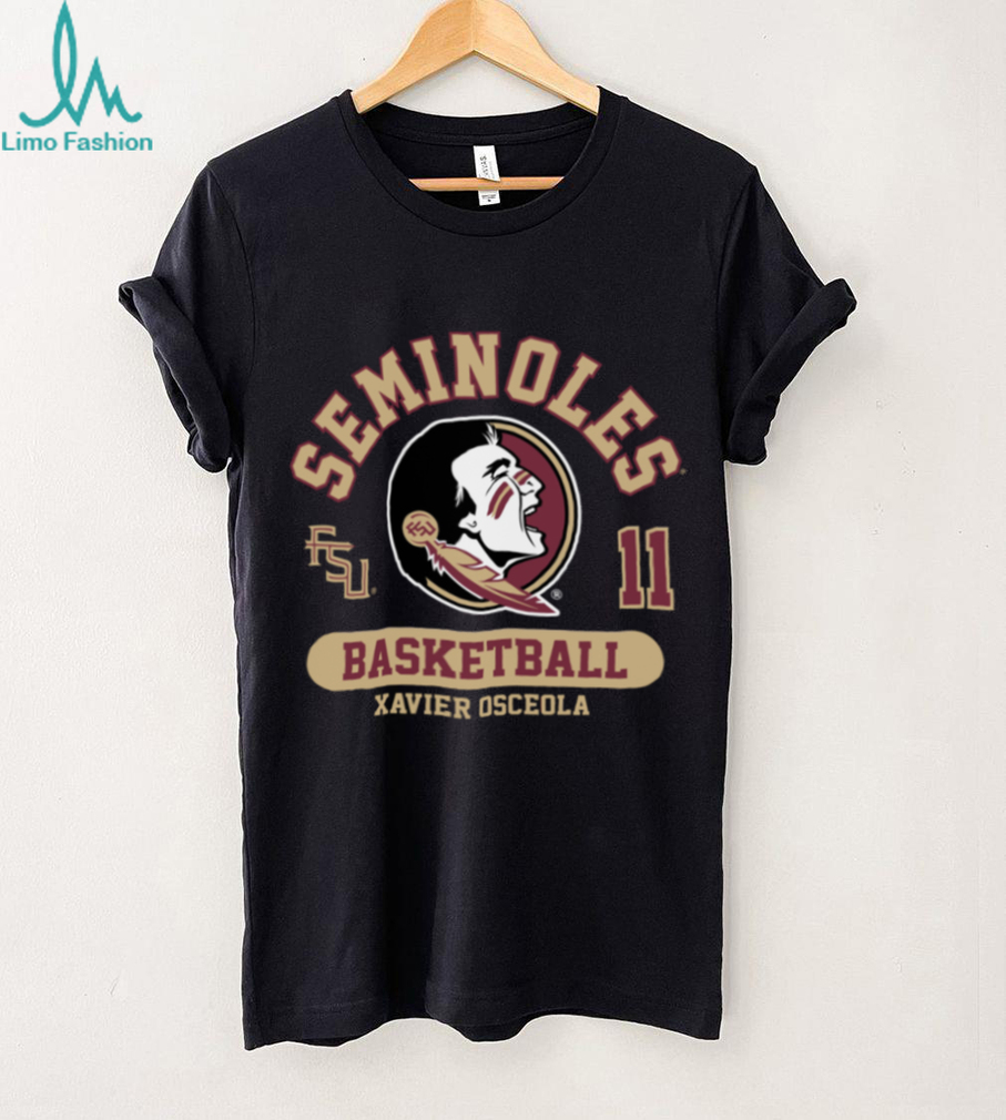 Seminoles Xavier Osceola 11 Basketball Player Shirt Seminoles Xavier Osceola 11 Basketball Player Shirt
