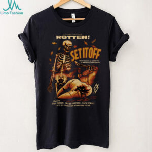 Set It Off Merch Skeleton Movie TShirt