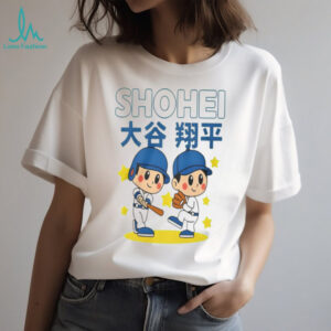 Shohei Ohtani Superstar Cartoon Baseball Shirt