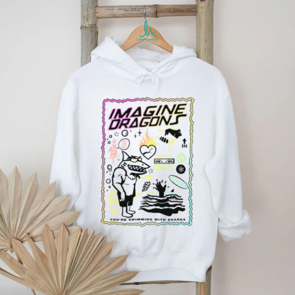 Shop Imagine Dragons Merch Sharks T Shirt