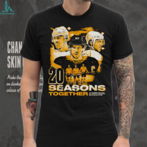 Sidney Crosby Kris Letang and Evgeni Malkin Pittsburgh Penguins 20 Seasons Together shirt