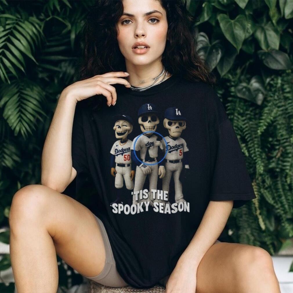 Skeleton Spooky Season Los Angeles Dodgers ‘Tis The Spooky Season Halloween Baseball shirt Skeleton Spooky Season Los Angeles Dodgers ‘Tis The Spooky Season Halloween Baseball shirt