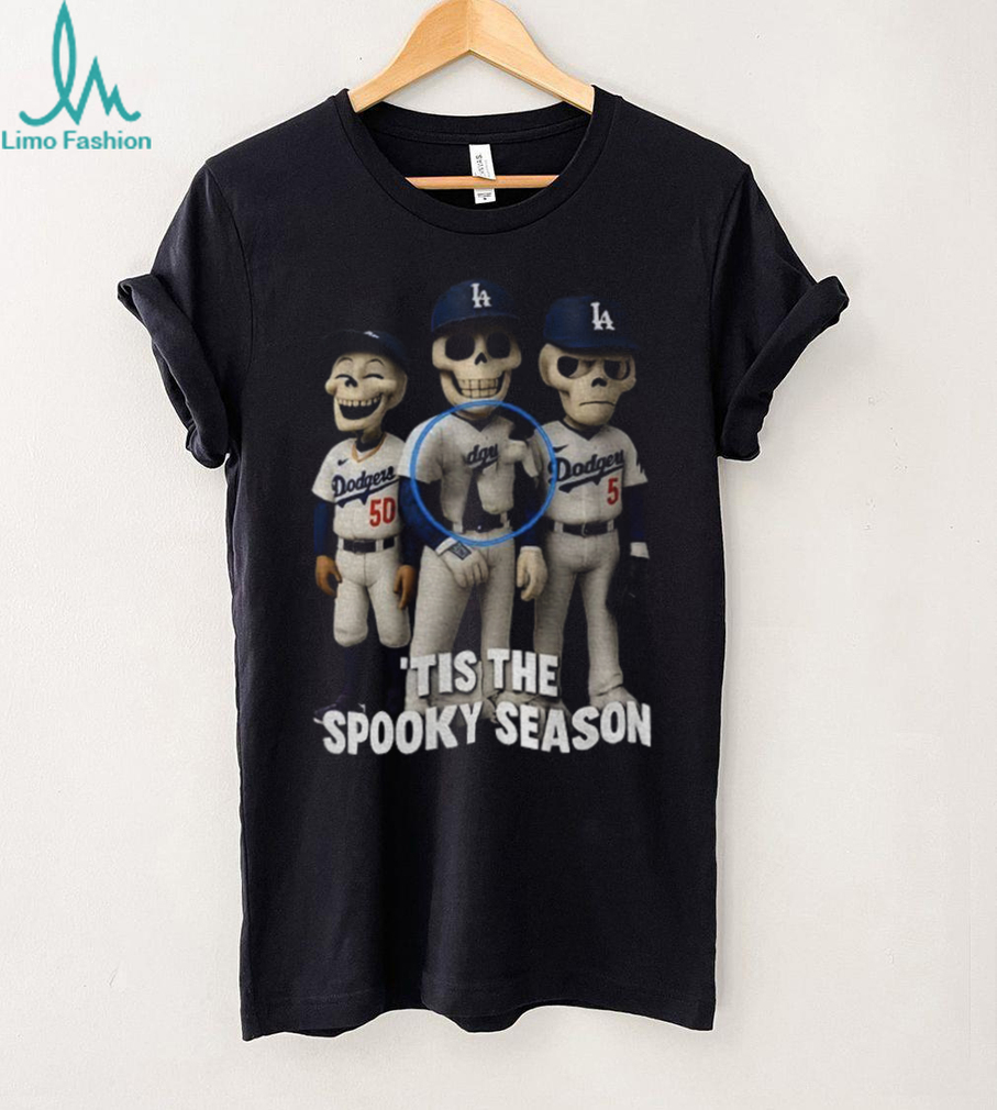 Skeleton Spooky Season Los Angeles Dodgers ‘Tis The Spooky Season Halloween Baseball shirt Skeleton Spooky Season Los Angeles Dodgers ‘Tis The Spooky Season Halloween Baseball shirt