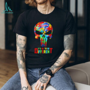 Skull Buffalo Bills it’s ok to be different shirt