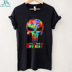 Skull Buffalo Bills it’s ok to be different shirt