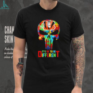 Skull Cincinnati Bengals it’s ok to be different shirt