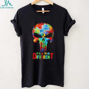Skull Detroit Lions it’s ok to be different shirt
