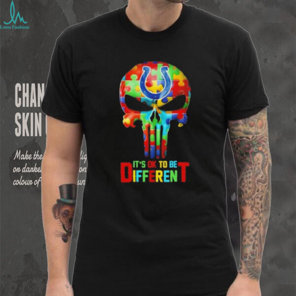 Skull Indianapolis Colts it’s ok to be different shirt