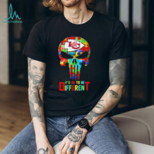 Skull Kansas City Chiefs it’s ok to be different shirt
