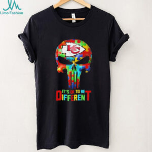 Skull Kansas City Chiefs it’s ok to be different shirt
