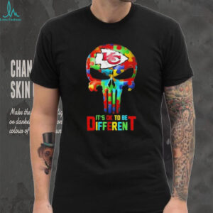 Skull Kansas City Chiefs it’s ok to be different shirt