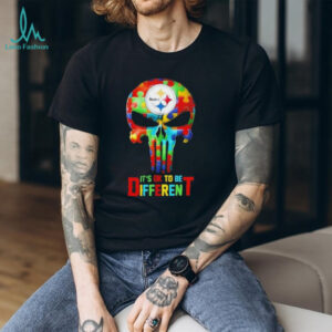 Skull Pittsburgh Steelers it’s ok to be different shirt