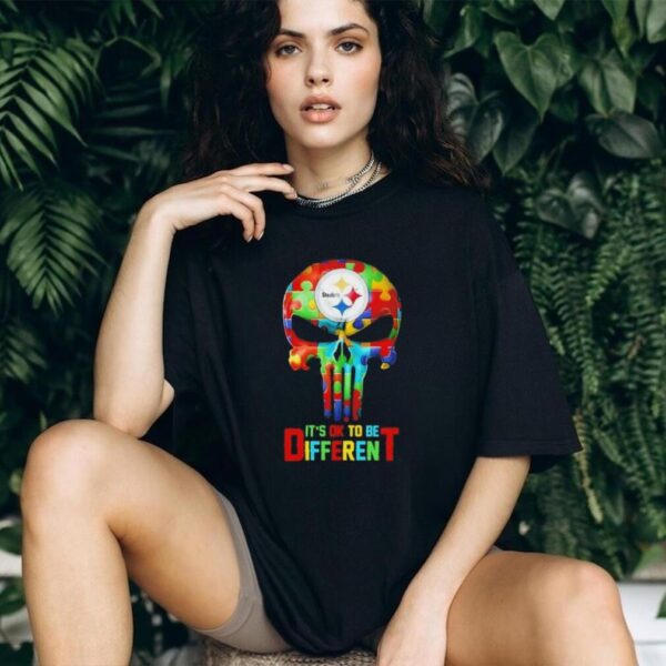 Skull Pittsburgh Steelers it’s ok to be different shirt