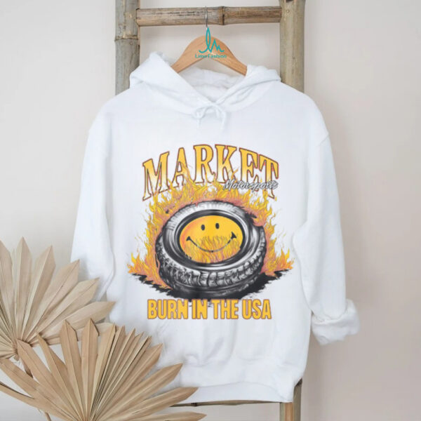 Smiley Burnt Rubber T Shirt