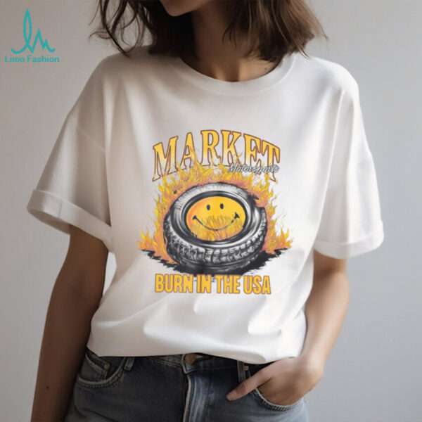 Smiley Burnt Rubber T Shirt