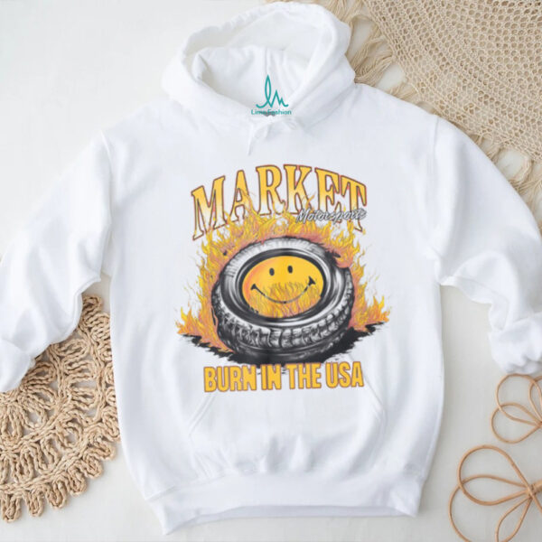 Smiley Burnt Rubber T Shirt