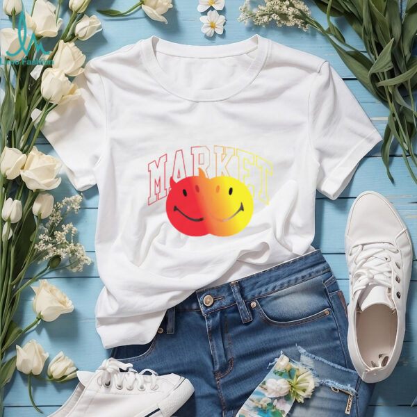 Smiley good and evil t shirt