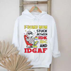 Snoopy F Bomb Mom stuck between IDK IDC and IDGAF LGBT Pride Month shirt