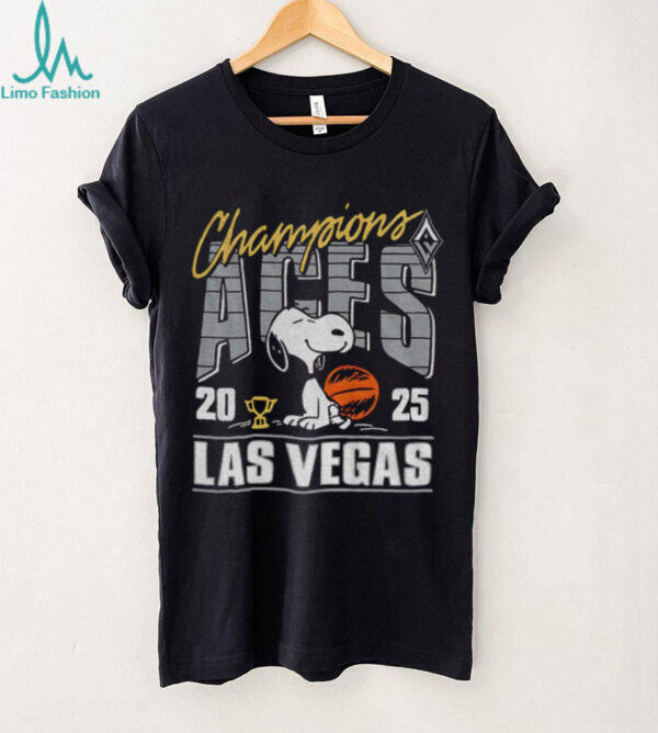 Snoopy Las Vegas Aces Legend Basketball WNBA Champions 2025 shirt