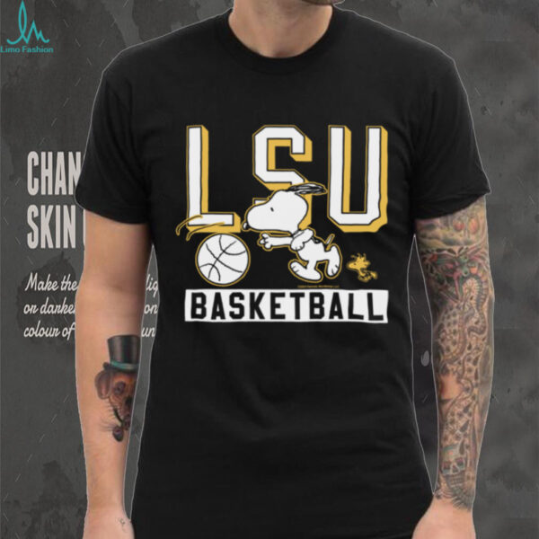 Snoopy Peanuts x LSU Basketball Tee Streaker Sports