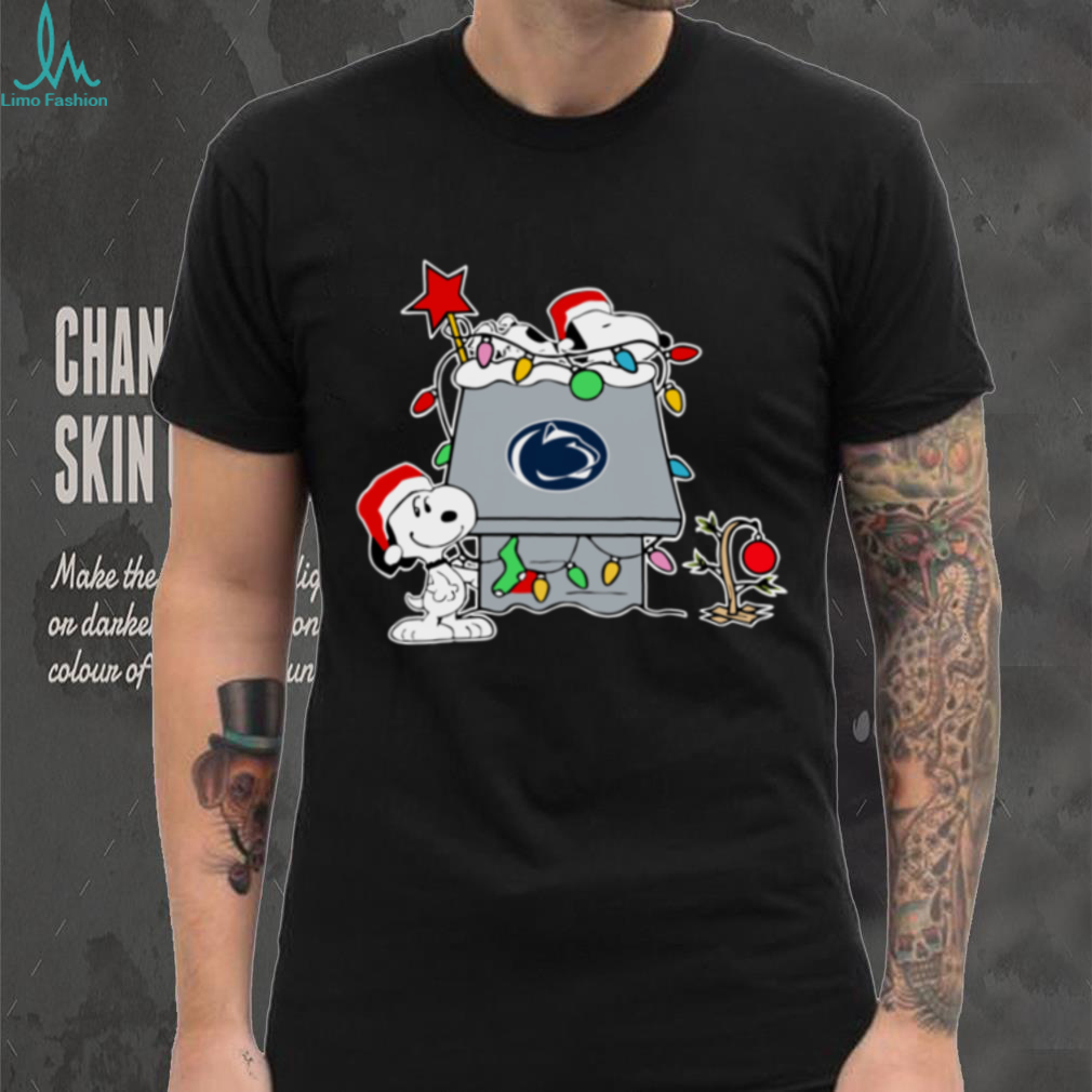 Snoopy Penn State Nittany Lions Christmas Shirt 2025 Holiday Football Gift Tee Snoopy Penn State Nittany Lions Christmas Shirt 2025 Holiday Football Gift Tee