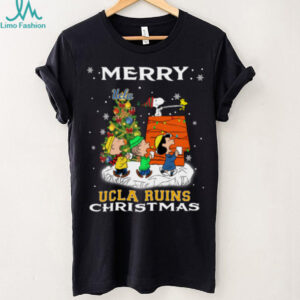 Snoopy UCLA Bruin Christmas Shirt Funny Holiday Football T Shirt