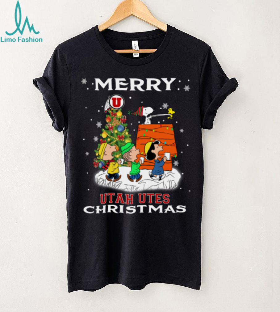 Snoopy Utah Utes Christmas Shirt Funny Holiday Football T Shirt Snoopy Utah Utes Christmas Shirt Funny Holiday Football T Shirt