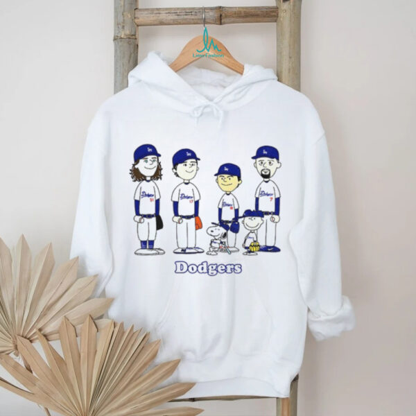 Snoopy and Peanuts Yamamoto Ohtani Kike Julio Los Angeles Dodgers MLB baseball 2025 shirt