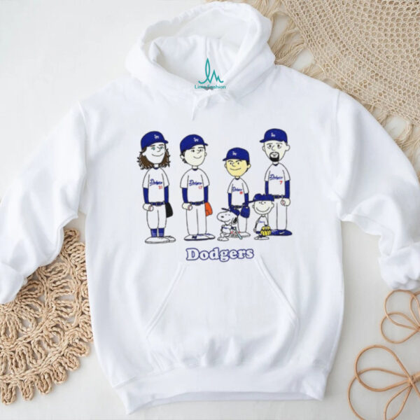 Snoopy and Peanuts Yamamoto Ohtani Kike Julio Los Angeles Dodgers MLB baseball 2025 shirt