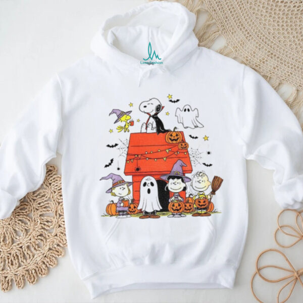 Snoopy and friends spooky season Halloween Thanksgiving and Fall shirt