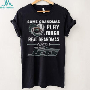 Some Grandmas Play Bingo Real Grandmas Watch New York Jets Diamond Heart 2025 T shirt