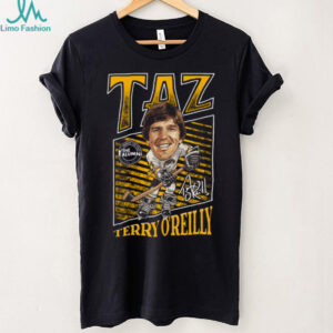 Spittin' Chiclets Merch Spittin Chiclets x Alumni Association Terry O'Reilly Taz T Shirt