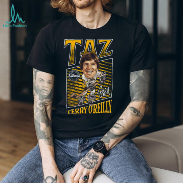 Spittin’ Chiclets Merch Spittin Chiclets x Alumni Association Terry O’Reilly Taz T Shirt