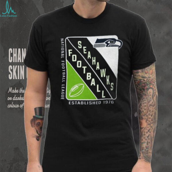 Starter Seattle Seahawks Navy Blue Shield Shirt
