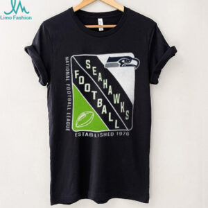 Starter Seattle Seahawks Navy Blue Shield Shirt
