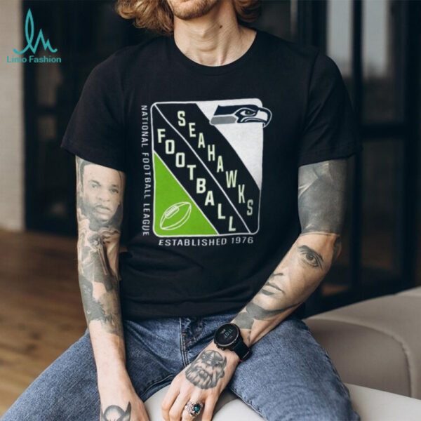 Starter Seattle Seahawks Navy Blue Shield Shirt