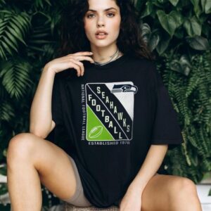 Starter Seattle Seahawks Navy Blue Shield Shirt