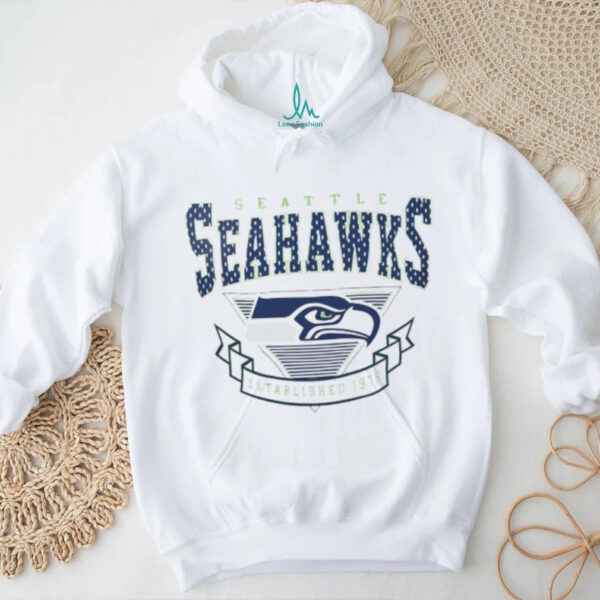 Starter Seattle Seahawks White Mesh 80s Logo Shirt