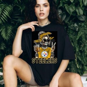Steelers Fan Skeleton Vibe Tee