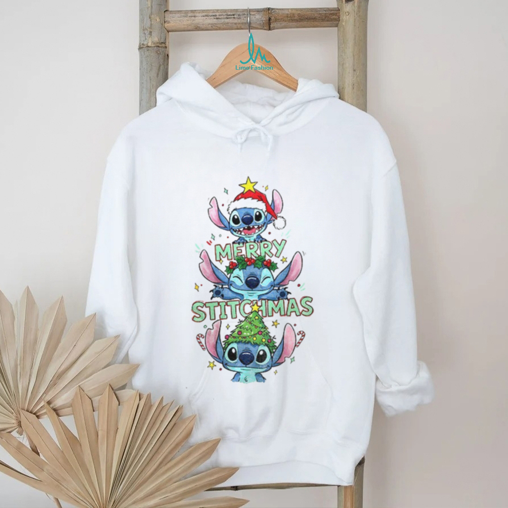 Stitch Santa hat Merry Stitchmas Xmas 2025 shirt Stitch Santa hat Merry Stitchmas Xmas 2025 shirt
