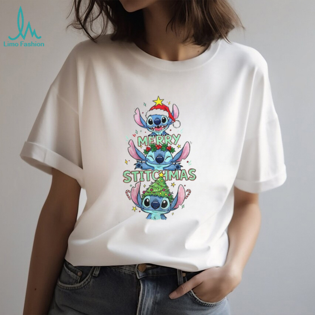 Stitch Santa hat Merry Stitchmas Xmas 2025 shirt Stitch Santa hat Merry Stitchmas Xmas 2025 shirt