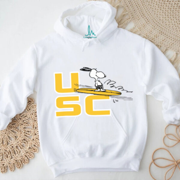 Streaker Sports Shop Peanuts x USC Surf Southern Cal T Shirt