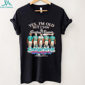 Super Bowl VII Yes I’m old but I saw the perfect season Miami Dolphins legends skyline shirt