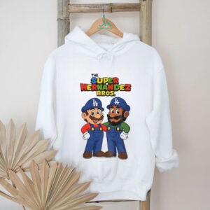 Super Mario The Super Hernandez Bros Los Angeles Dodgers MLB baseball shirt