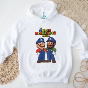 Super Mario The Super Hernandez Bros Los Angeles Dodgers MLB baseball shirt
