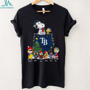 Tampa Bay Rays Peanuts Christmas Shirt – Custom MLB Holiday Tee Personalized For Baseball Families & Kids