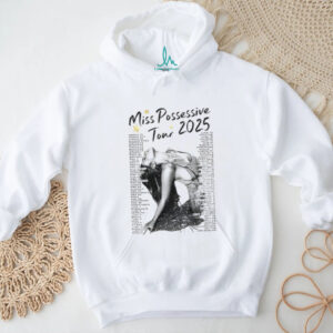 Tate McRae singer posing Miss Possessive Tour 2025 vintage shirt