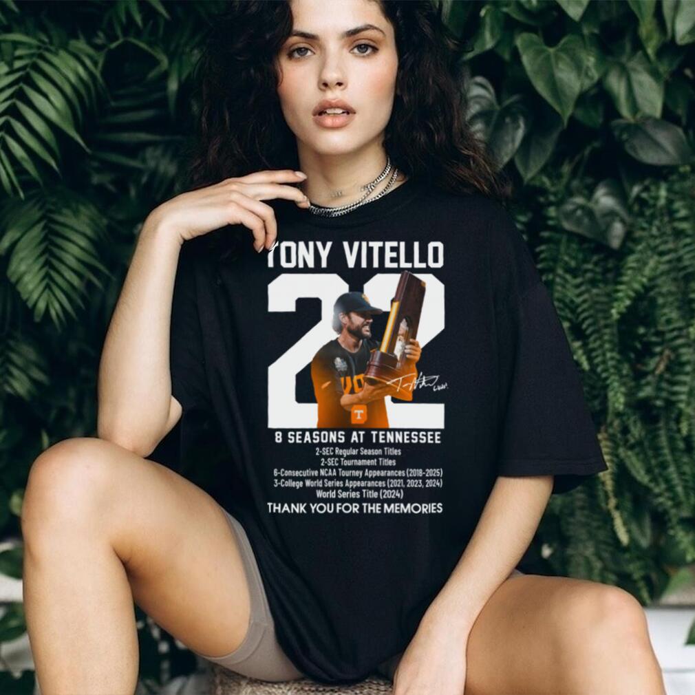 Tennessee Volunteers 8 Seasons Baseball Coach Tribute Shirt Tennessee Volunteers 8 Seasons Baseball Coach Tribute Shirt